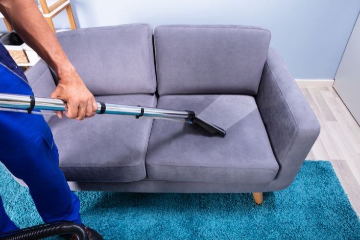 Sofa Cleaning With Expert